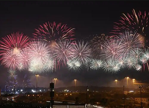 固安县焰火晚会